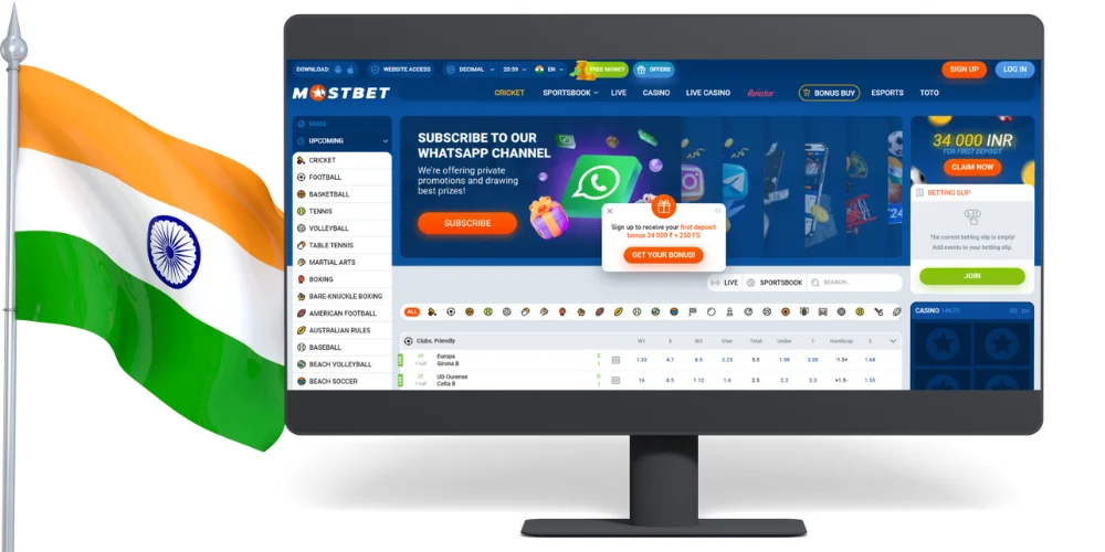 Mostbet Betting Site Design and Navigation